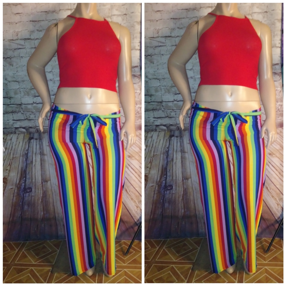 Rainbow pants